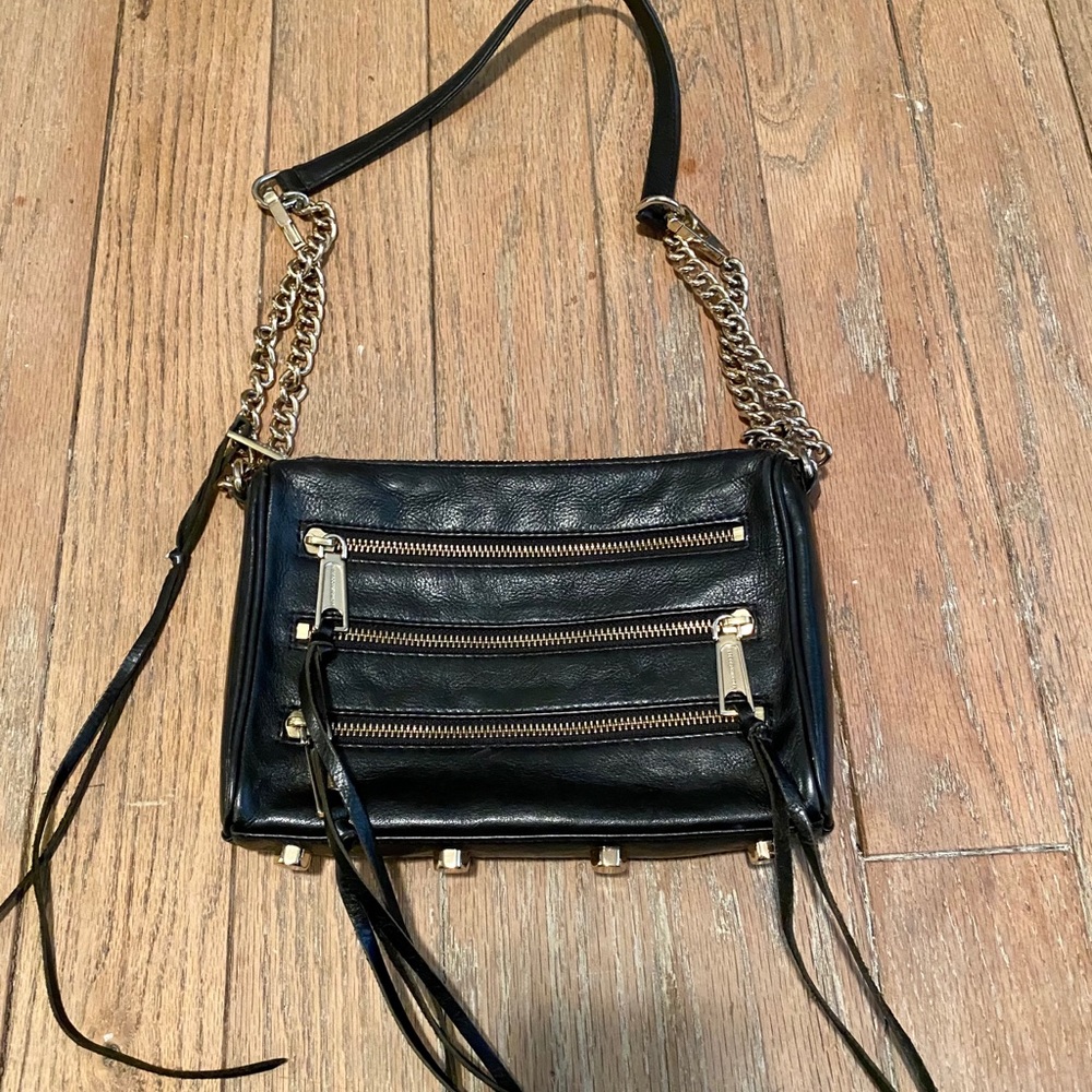 Rebecca Minkoff 3 zip moto crossbody
